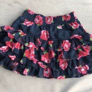 Abercrombie kids girls ruffled skirt